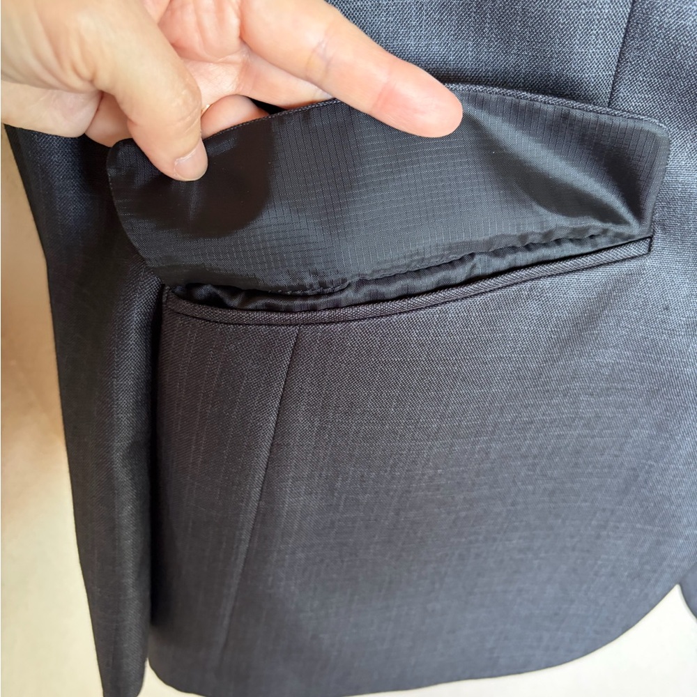 Kenneth Cole Charcoal Blazer - Picture 3 of 6